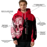 cincinnati bearcats sugar skull red black hoodie best selling