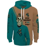 coastal carolina chanticleers achmed skull green hoodie best selling