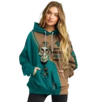 coastal carolina chanticleers achmed skull green hoodie best selling