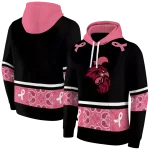 coastal carolina chanticleers awareness ribbon black pink hoodie best selling