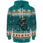 coastal carolina chanticleers christmas trees green hoodie best selling
