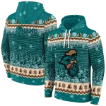 coastal carolina chanticleers christmas trees green hoodie best selling