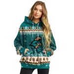 coastal carolina chanticleers christmas trees green hoodie best selling