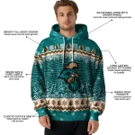 coastal carolina chanticleers christmas trees green hoodie best selling