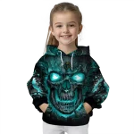 coastal carolina chanticleers demonic skull green black hoodie best selling