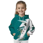 coastal carolina chanticleers dynamic slash green white hoodie best selling