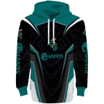 coastal carolina chanticleers futuristic pattern green black hoodie best selling