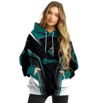 coastal carolina chanticleers futuristic pattern green black hoodie best selling