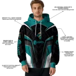 coastal carolina chanticleers futuristic pattern green black hoodie best selling