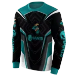coastal carolina chanticleers futuristic pattern green black hoodie best selling