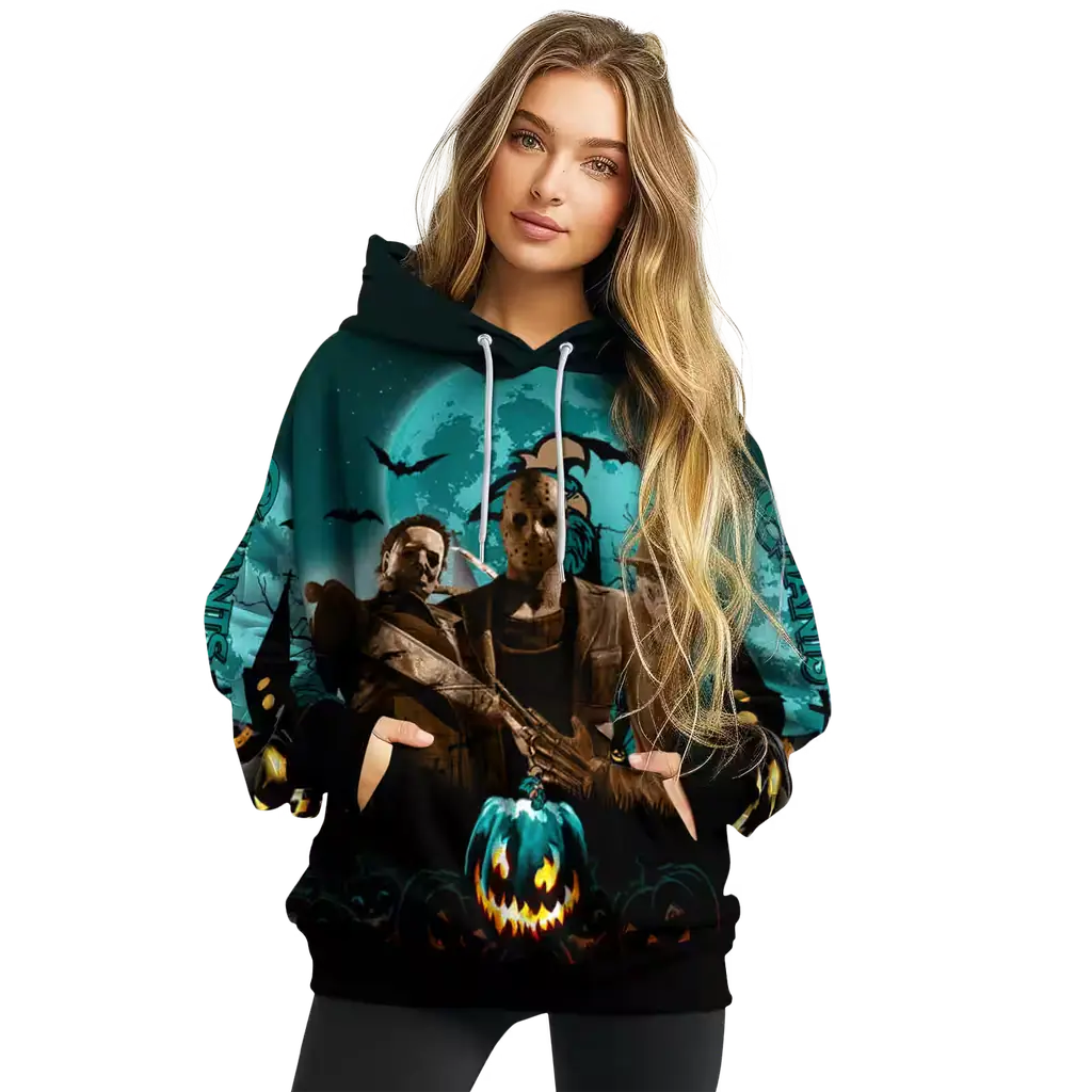 coastal carolina chanticleers halloween vibes green black hoodie high quality coastal carolina chanticleers halloween vibes green black hoodie high quality