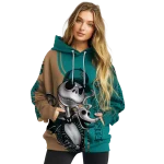 coastal carolina chanticleers jack skellington green hoodie best selling