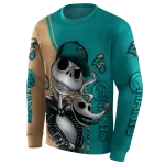 coastal carolina chanticleers jack skellington green hoodie best selling