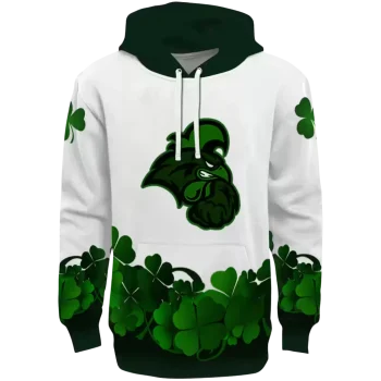 coastal carolina chanticleers lucky motif white green hoodie best selling