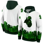coastal carolina chanticleers lucky motif white green hoodie best selling