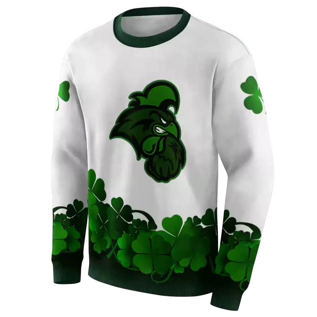 coastal carolina chanticleers lucky motif white green hoodie new arrival coastal carolina chanticleers lucky motif white green hoodie new arrival