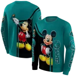 coastal carolina chanticleers mickey mouse green black hoodie best selling