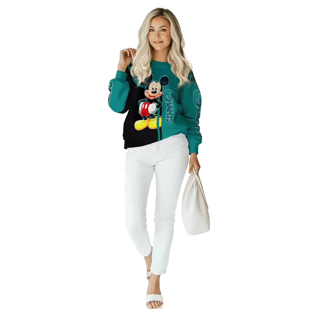 coastal carolina chanticleers mickey mouse green black hoodie trendy coastal carolina chanticleers mickey mouse green black hoodie trendy