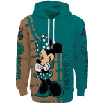 coastal carolina chanticleers minnie mouse green hoodie best selling