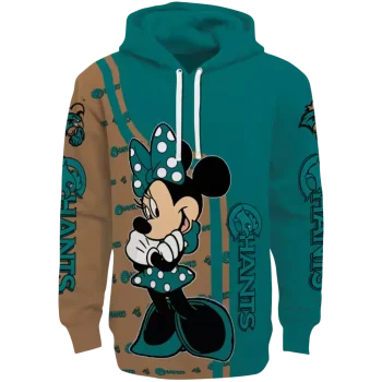 coastal carolina chanticleers minnie mouse green hoodie best selling