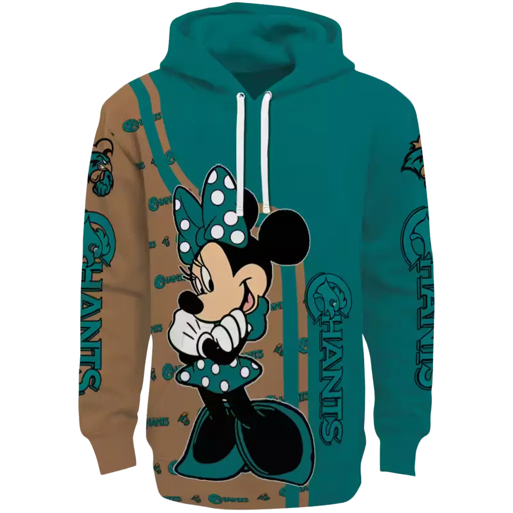 coastal carolina chanticleers minnie mouse green hoodie best selling coastal carolina chanticleers minnie mouse green hoodie best selling