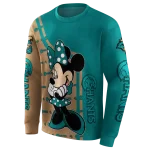 coastal carolina chanticleers minnie mouse green hoodie best selling