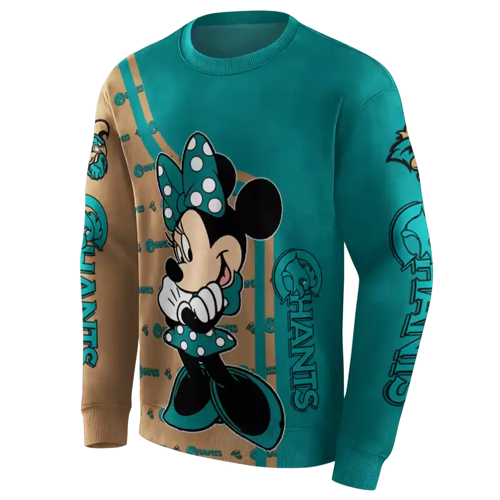 coastal carolina chanticleers minnie mouse green hoodie new arrival coastal carolina chanticleers minnie mouse green hoodie new arrival