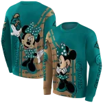 coastal carolina chanticleers minnie mouse green hoodie best selling