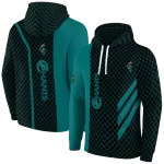 coastal carolina chanticleers monogram pattern green hoodie best selling