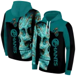 coastal carolina chanticleers skull motif green black hoodie best selling