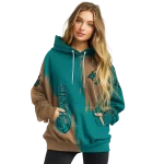 coastal carolina chanticleers splatter effect green hoodie best selling