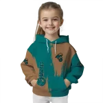 coastal carolina chanticleers splatter effect green hoodie best selling