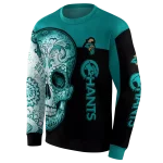 coastal carolina chanticleers sugar skull green black hoodie best selling