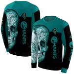 coastal carolina chanticleers sugar skull green black hoodie best selling