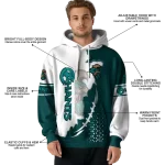 coastal carolina chanticleers triangular pattern green white hoodie best selling