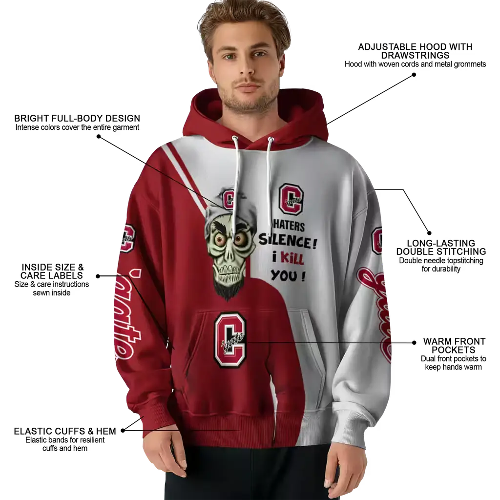 colgate raiders achmed skull maroon hoodie latest model colgate raiders achmed skull maroon hoodie latest model
