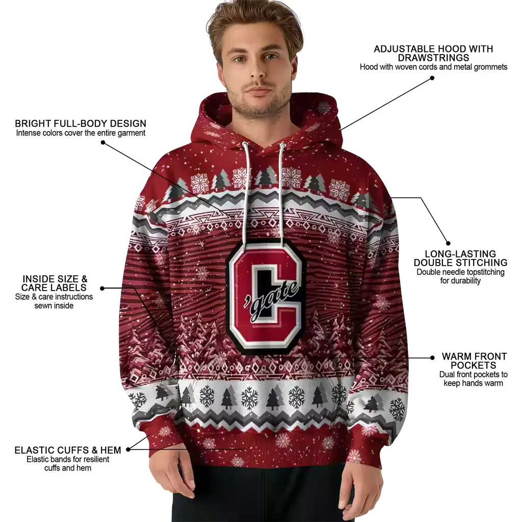 colgate raiders christmas trees maroon hoodie latest model colgate raiders christmas trees maroon hoodie latest model
