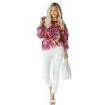 colgate raiders tie dye pattern maroon hoodie best selling