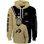 colorado buffaloes achmed skull gold hoodie best selling