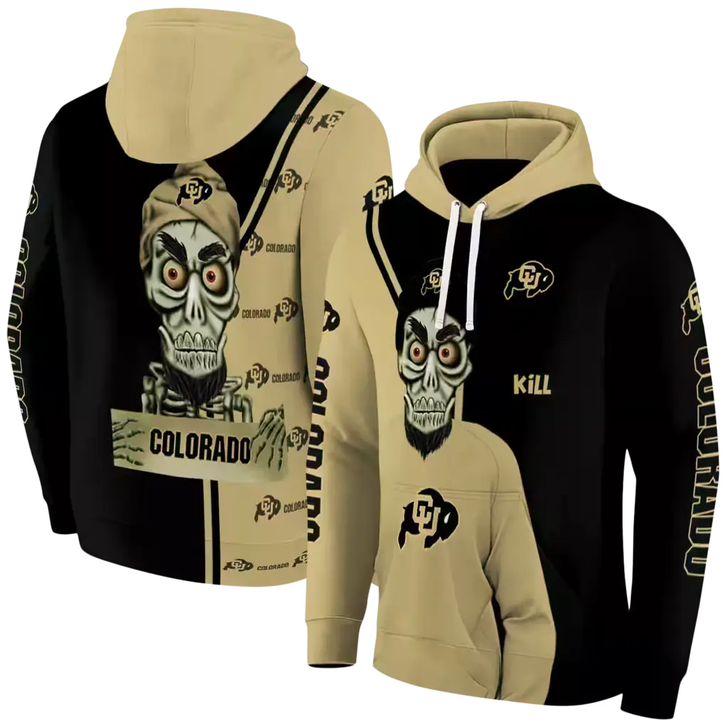 colorado buffaloes achmed skull gold hoodie fashion forward colorado buffaloes achmed skull gold hoodie fashion forward