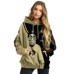 colorado buffaloes achmed skull gold hoodie best selling