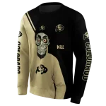 colorado buffaloes achmed skull gold hoodie best selling
