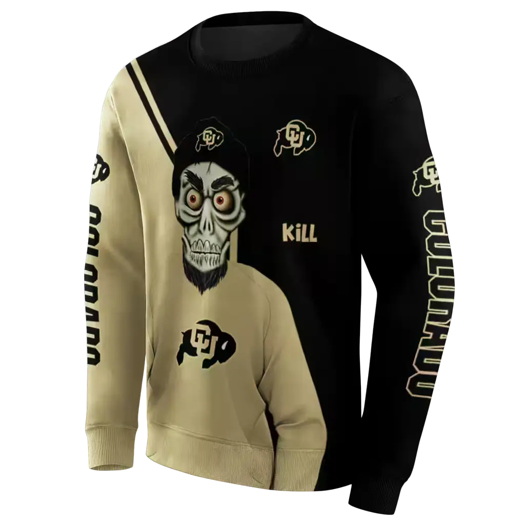 colorado buffaloes achmed skull gold hoodie new arrival colorado buffaloes achmed skull gold hoodie new arrival