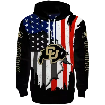 colorado buffaloes american pride black hoodie best selling