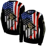 colorado buffaloes american pride black hoodie best selling