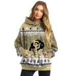 colorado buffaloes christmas trees gold hoodie best selling