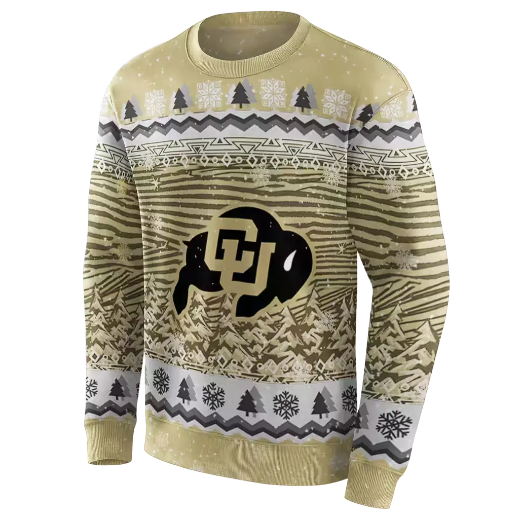 colorado buffaloes christmas trees gold hoodie new arrival colorado buffaloes christmas trees gold hoodie new arrival