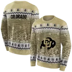 colorado buffaloes christmas trees gold hoodie best selling