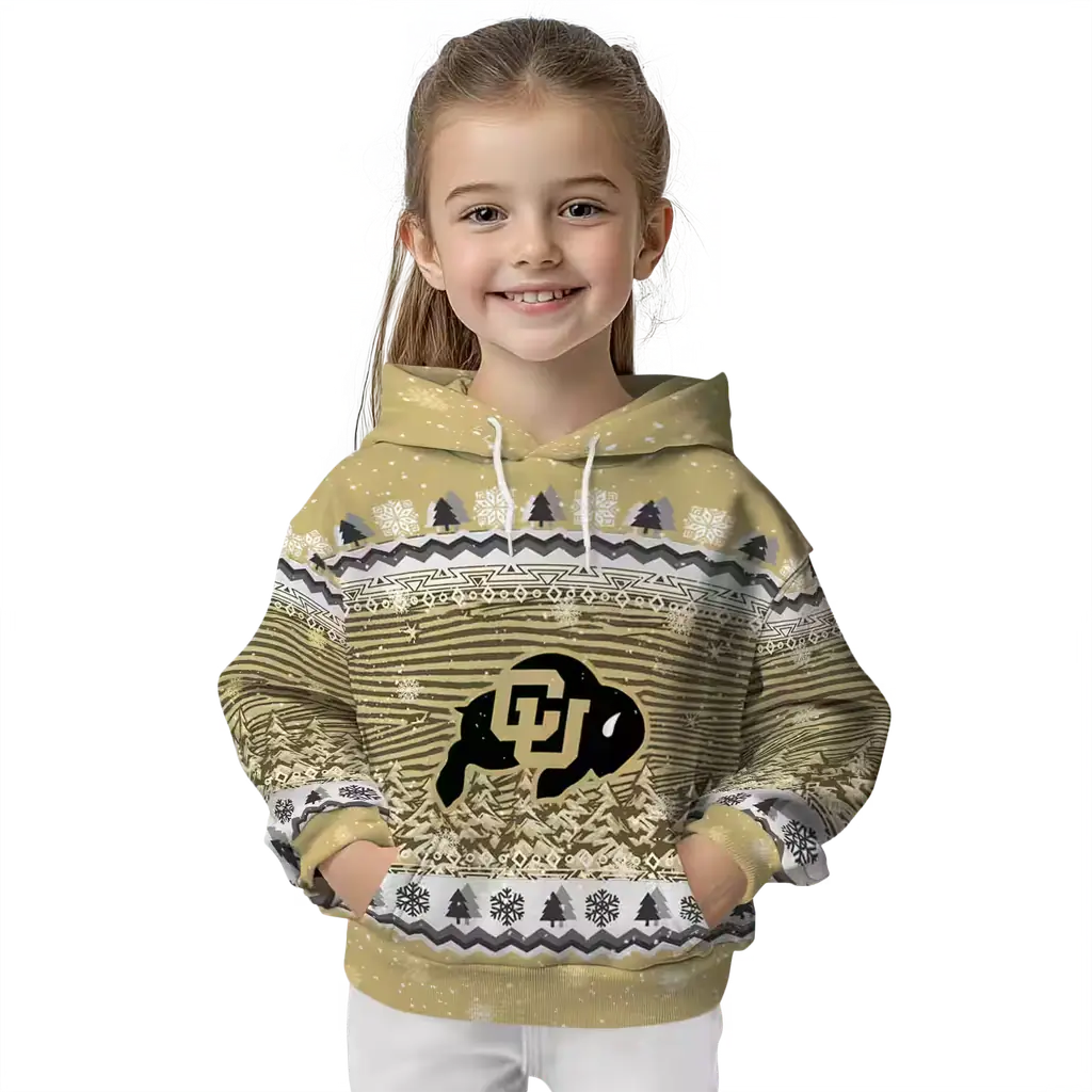 colorado buffaloes christmas trees gold hoodie top rated colorado buffaloes christmas trees gold hoodie top rated