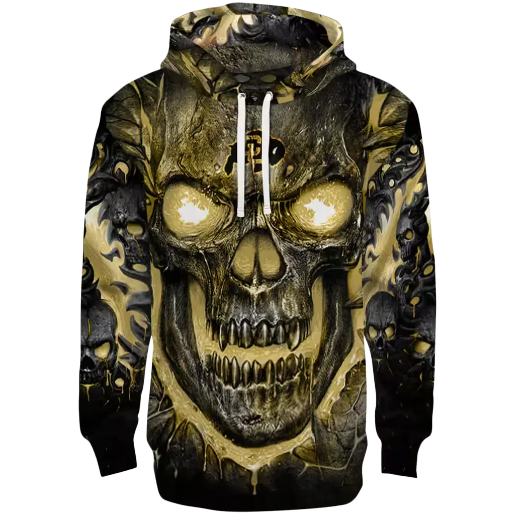 colorado buffaloes demonic skull gold black hoodie best selling colorado buffaloes demonic skull gold black hoodie best selling